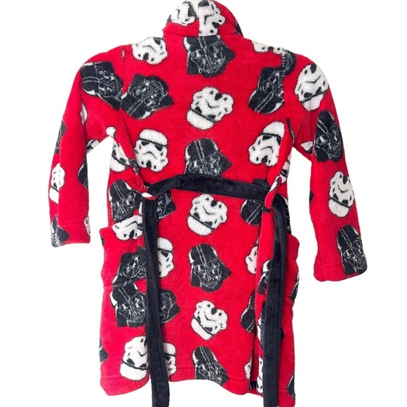 Star Wars Kids Fuzzy Robe Size 6 - Picture 3 of 5